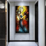 Girl - Full Drill Round Drill - 45x85cm