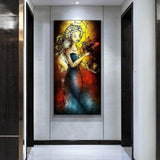 Girl - Full Drill Round Drill - 45x85cm