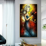 Girl - Full Drill Round Drill - 45x85cm
