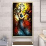 Girl - Full Drill Round Drill - 45x85cm