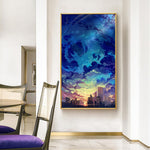 Sky - Full Drill Round Drill - 45x85cm