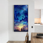 Sky - Full Drill Round Drill - 45x85cm