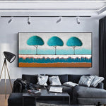 Three Trees - Full Drill Round Drill - 100x50cm