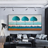 Three Trees - Full Drill Round Drill - 100x50cm