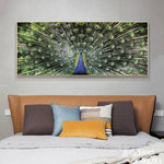 Peacock - Full Drill Round Drill - 100x50cm