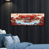 Mountain Scenery - Full Drill Round Drill - 80x30cm