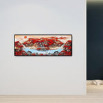 Mountain Scenery - Full Drill Round Drill - 80x30cm