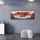 Mountain Scenery - Full Drill Round Drill - 80x30cm