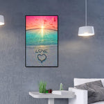 Love by the Sea - Full Drill Round Drill - 40x60cm