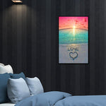 Love by the Sea - Full Drill Round Drill - 40x60cm