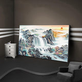 Sunrise View - Full Drill Round Drill - 100x50cm