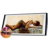 Sleeping Beauty - Full Drill Round Drill - 90x40cm