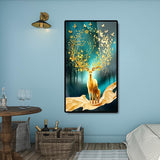 Lucky Deer - Full Drill Round Drill - 45x85cm