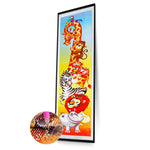 Animal - Full Drill Round Drill - 25x115cm