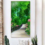 Green Forest - Full Drill Round Drill - 45x85cm