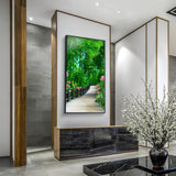 Green Forest - Full Drill Round Drill - 45x85cm