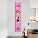 Mouse Kids Room - Full Drill Round Drill - 25x115cm