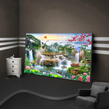 Waterfall Garden  - Full Drill Round Drill - 100x40cm