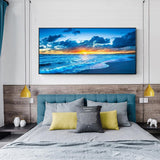 Sunrise at Sea - Full Drill Round Drill - 100x40cm