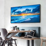 Sunrise at Sea - Full Drill Round Drill - 100x40cm