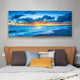 Sunrise at Sea - Full Drill Round Drill - 100x40cm