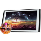 Star on the Lake - Full Drill Round Drill - 100x40cm