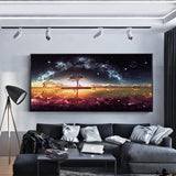 Star on the Lake - Full Drill Round Drill - 100x40cm