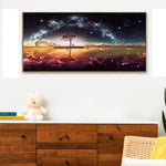 Star on the Lake - Full Drill Round Drill - 100x40cm