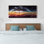 Star on the Lake - Full Drill Round Drill - 100x40cm