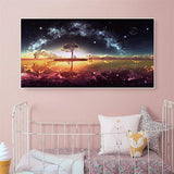 Star on the Lake - Full Drill Round Drill - 100x40cm