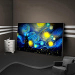 80x45cm Abstract Night Sky - Full Drill Round Drill - 80x45cm