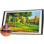 Mountain Forest - Full Drill Round Drill - 100x50cm