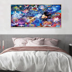 Cartoon Mouse Color Set - Full Drill Round Drill - 80x40cm