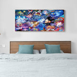Cartoon Mouse Color Set - Full Drill Round Drill - 80x40cm