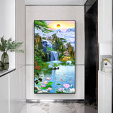 Fantasy Nature Set - Full Drill Round Drill - 45x85cm