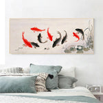 Fish - Full Drill Round Drill - 100x50cm