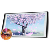 Cherry Blossoms - Full Drill Round Drill - 85x45cm
