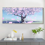Cherry Blossoms - Full Drill Round Drill - 85x45cm