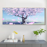 Cherry Blossoms - Full Drill Round Drill - 85x45cm