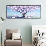 Cherry Blossoms - Full Drill Round Drill - 85x45cm