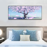 Cherry Blossoms - Full Drill Round Drill - 85x45cm