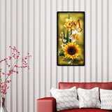 Sunflower - Full Drill Round Drill - 45x85cm
