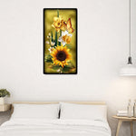 Sunflower - Full Drill Round Drill - 45x85cm