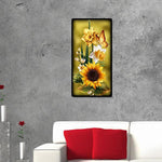 Sunflower - Full Drill Round Drill - 45x85cm