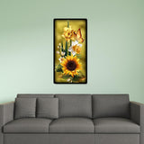 Sunflower - Full Drill Round Drill - 45x85cm