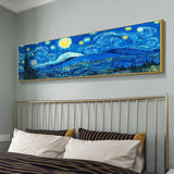 80x30cm Abstract Night Sky - Full Drill Round Drill - 80x30cm
