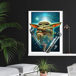 Yoda - Full Drill Round Drill - 30x40cm