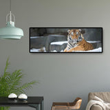 Tiger Animal Kid - Full Drill Round Drill - 80x30cm
