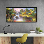 Landscape - Full Drill Round Drill - 100x50cm