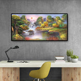 Landscape - Full Drill Round Drill - 100x50cm